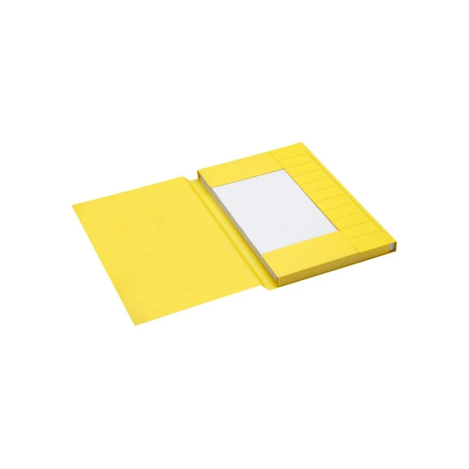 JALEMA Stofklepmap Secolor Folio geel (doos 125 stuks) JALEMA Stofklepmap Secolor Folio geel (doos 125 stuks)