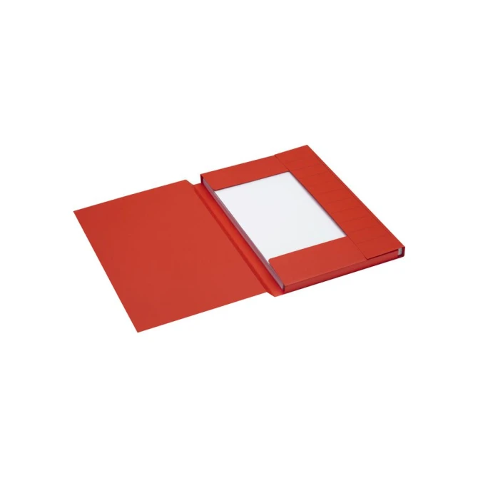 JALEMA Stofklepmap Secolor Folio rood (doos 125 stuks) JALEMA Stofklepmap Secolor Folio rood (doos 125 stuks)