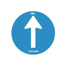 JALEMA Vloersticker Eenrichting Voor gladde vloeren diameter 350 mm Blauw Wit (set 2 stuks) JALEMA Vloersticker Eenrichting Voor gladde vloeren diameter 350 mm Blauw Wit (set 2 stuks)