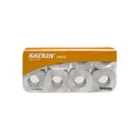 KATRIN 169505 Toiletpapier 2-laags 250 vel Wit / 64 rollen KATRIN 169505 Toiletpapier 2-laags 250 vel Wit / 64 rollen