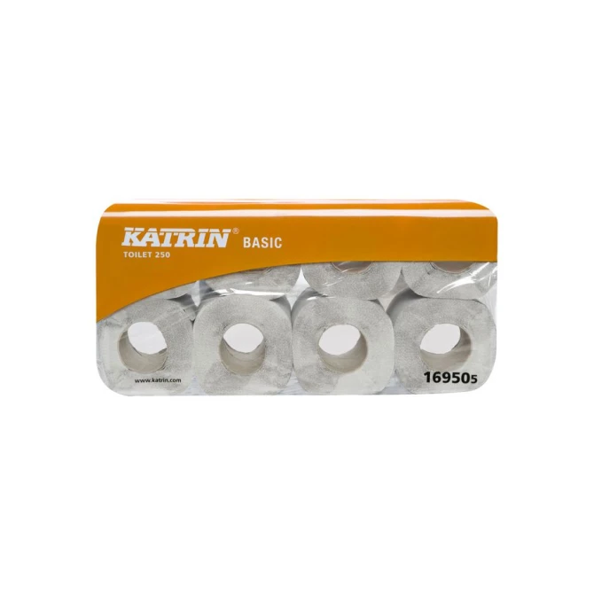 KATRIN 169505 Toiletpapier 2-laags 250 vel Wit / 64 rollen