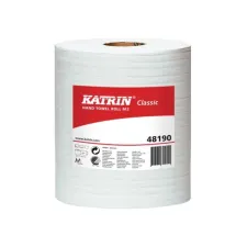 KATRIN CLASSIC Centerfeed Papieren Handdoekrol met huls 2-laags Medium 152 m 400 vel Wit (doos 6 x 400 vel) KATRIN CLASSIC Centerfeed Papieren Handdoekrol met huls 2-laags Medium 152 m 400 vel Wit (doos 6 x 400 vel)