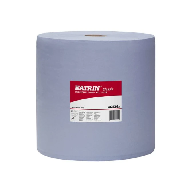 KATRIN CLASSIC industrierol 1000 doeken per rol 3 laags vel: 38 x 38 cm (rol 1000 vel)