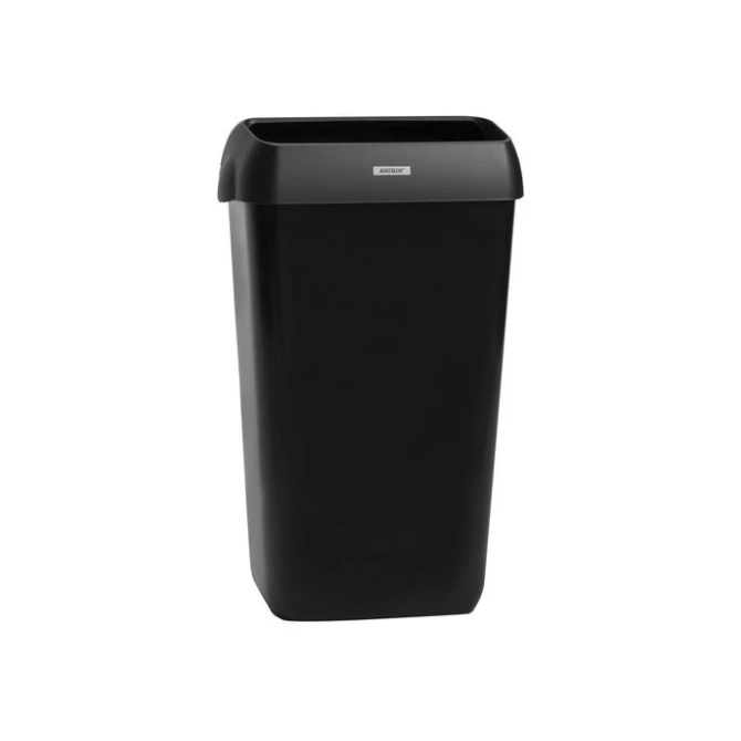 KATRIN Inclusive Afvalbak 25 l 230 x 550 x 330 mm Zwart (doos 2 stuks)