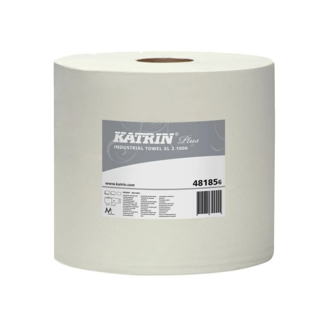 KATRIN Plus XL2 Papieren Handdoekrol 2-laags 265 mm 1000 vel Wit (pak 2 x 1000 vel) KATRIN Plus XL2 Papieren Handdoekrol 2-laags 265 mm 1000 vel Wit (pak 2 x 1000 vel)