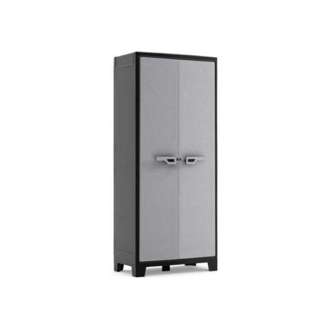 KIS Titan Kunststof kast 80 x 40 x 182 cm Grijs KIS Titan Kunststof kast 80 x 40 x 182 cm Grijs