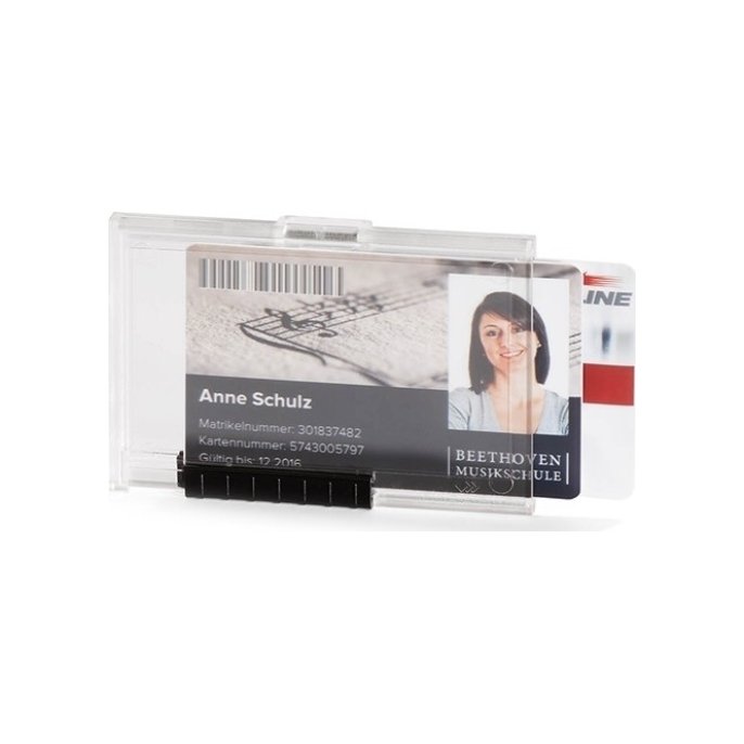 Durable Kaarthouder Pushbox (1 pak x 10 stuks)