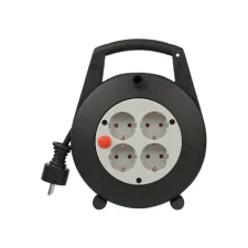 brennenstuhl Kabelhaspel 4-voudig 5 m Zwart Lichtgroen brennenstuhl Kabelhaspel 4-voudig 5 m Zwart Lichtgroen