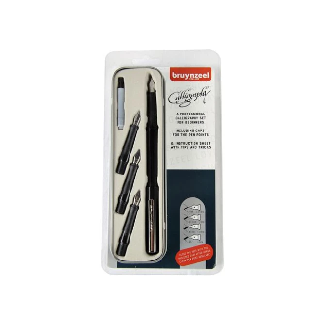 Kalligrafeerset Bruynzeel handl. 8-del