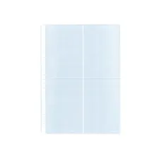 Kangaro A4 Showtas t.b.v 4 Foto's Polypropyleen 23-gaats Transparant (pak 10 stuks) Kangaro A4 Showtas t.b.v 4 Foto's Polypropyleen 23-gaats Transparant (pak 10 stuks)