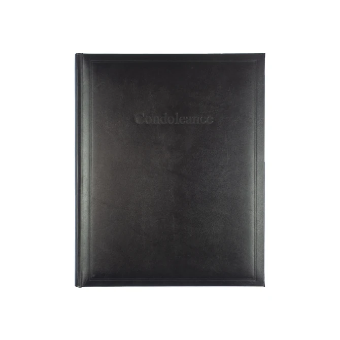 Condoleance Album Met Vakverdeling 26 x 21 cm Condoleance Album Met Vakverdeling 26 x 21 cm