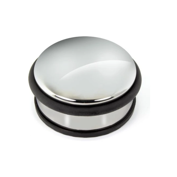 Kangaro Deurstopper Rond 10 cm Metaal Chroom Kangaro Deurstopper Rond 10 cm Metaal Chroom