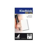 Kangaro Kladblok 198 x 115 mm Blanco (pak 10 stuks)