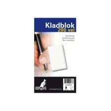 Kangaro Kladblok 198 x 115 mm Blanco (pak 10 stuks)