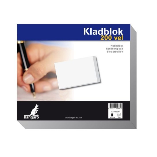 Kangaro Kladblok 230 x 198 mm Blanco (pak 5 stuks)
