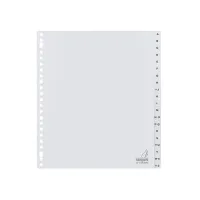 Kangaro O kunststof tabbladen A4 breed 23 rings A-Z (pak 10 x 20 stuks) Kangaro O kunststof tabbladen A4 breed 23 rings A-Z (pak 10 x 20 stuks)