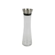 Karaf glas 1L deksel rvs transp Karaf glas 1L deksel rvs transp
