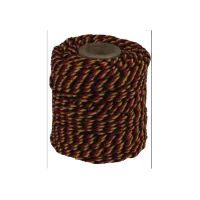 Katoentouw zwart-rood-geel 50g 35m/pk10 Katoentouw zwart-rood-geel 50g 35m/pk10