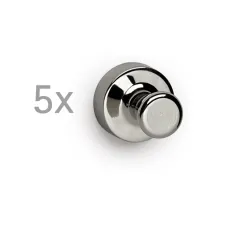 Maul Kegelmagneet Maul 12mm zilver/set5 Maul Kegelmagneet Maul 12mm zilver/set5