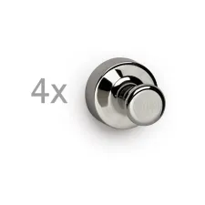 Maul Kegelmagneet Maul 17mm zilver/set4 Maul Kegelmagneet Maul 17mm zilver/set4