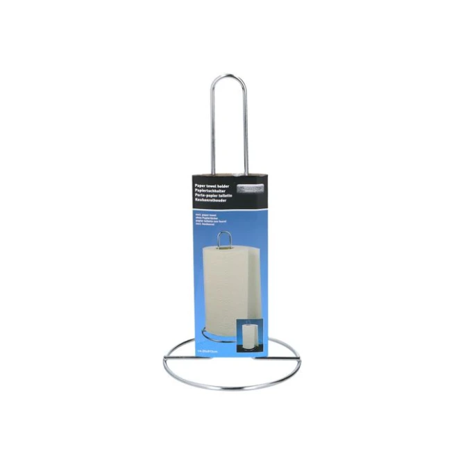 Keukenrolhouder RVS 28 cm Zilver Keukenrolhouder RVS 28 cm Zilver