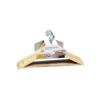 Kledinghanger 44 x 23 cm Hout (pak 8 stuks) Kledinghanger 44 x 23 cm Hout (pak 8 stuks)
