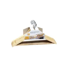 Kledinghanger 44 x 23 cm Hout (pak 8 stuks) Kledinghanger 44 x 23 cm Hout (pak 8 stuks)