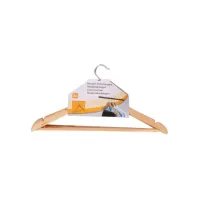 Kledinghanger 44 x 24 cm Hout (pak 3 stuks) Kledinghanger 44 x 24 cm Hout (pak 3 stuks)