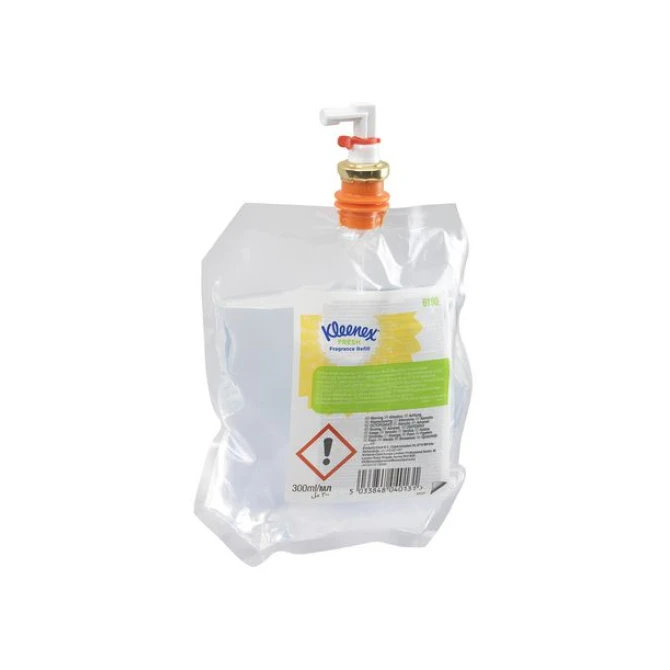 Kleenex Aircare Fresh Navulling. 300 ml. Transparant (doos 6 x 300 milliliter) Kleenex Aircare Fresh Navulling. 300 ml. Transparant (doos 6 x 300 milliliter)