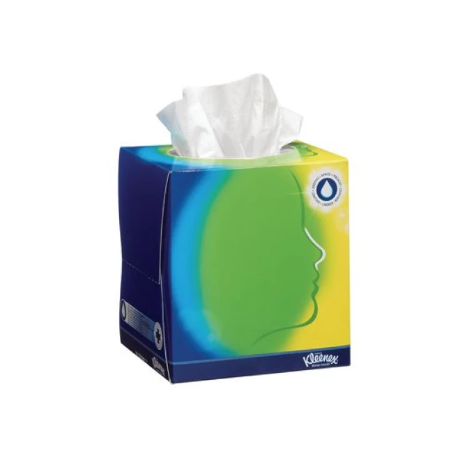 Kleenex® Facial Tissues Balsam in dispenserdoos. 3-laags (pak 56 stuks) Kleenex® Facial Tissues Balsam in dispenserdoos. 3-laags (pak 56 stuks)