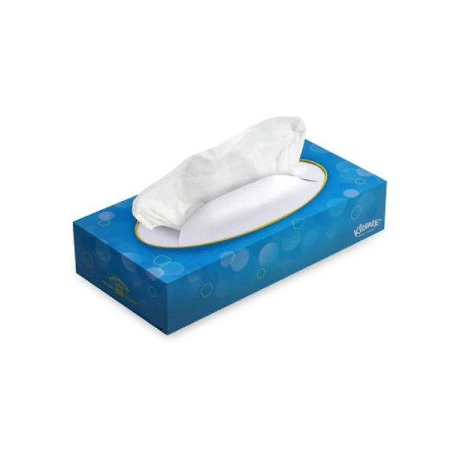 Kleenex® Facial Tissues in dispenserdoos. 2-laags (pak 100 stuks)