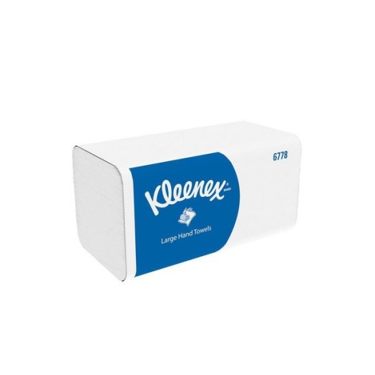 KLEENEX 6778 Ultra Papieren Handdoeken 2-laags 21.5x31.5cm Wit (doos 15 wikkels)