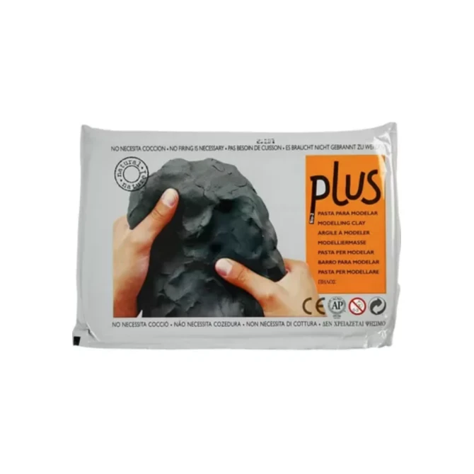 Creotime Zelfhardende Klei Zwart 1kg (pak 1000 gram)