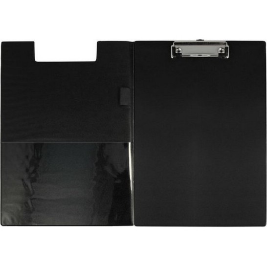 Klembord A4 met klep PVC Zwart