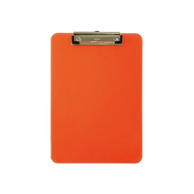 Klembord Maul A4 neon oranje transp