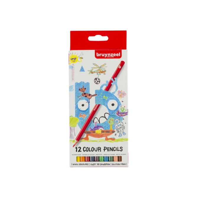 Kleurpotlood Bruynzeel kids ds12/ass