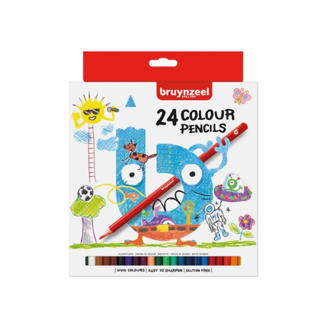 Kleurpotlood Bruynzeel kids ds24/ass