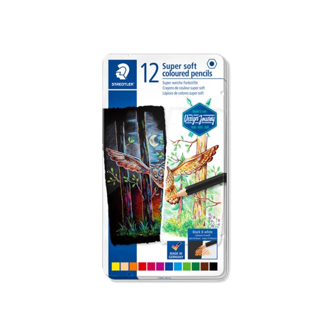 Kleurpotlood STAEDTLER super soft (12 stuks)