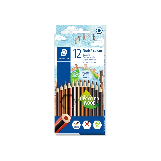 Staedtler Kleurpotlood Noris Club People Of The World (blister 12 stuks) Staedtler Kleurpotlood Noris Club People Of The World (blister 12 stuks)