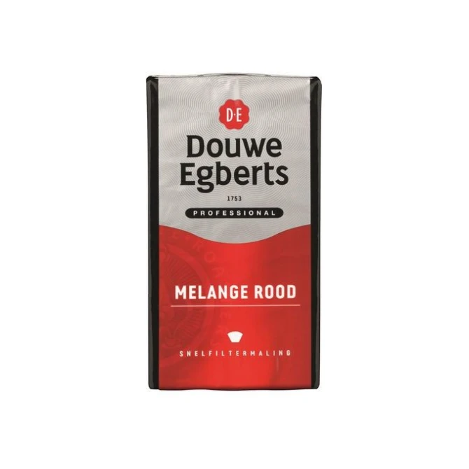 Koffie DE snelfiltermaling rood/pk 500g
