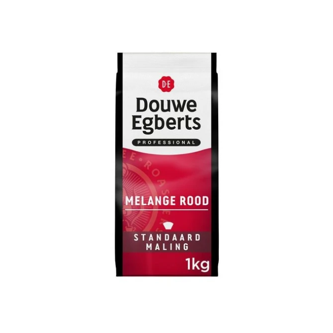 Koffie DE standaardmaling rood 1000g