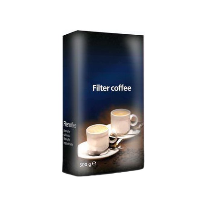 Koffie snelfiltermaling 500 gram Koffie snelfiltermaling 500 gram
