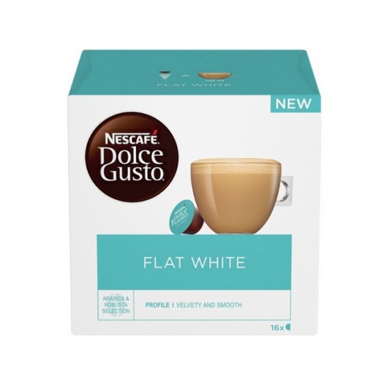 Koffiecup Dolce Gusto flat white/pk16