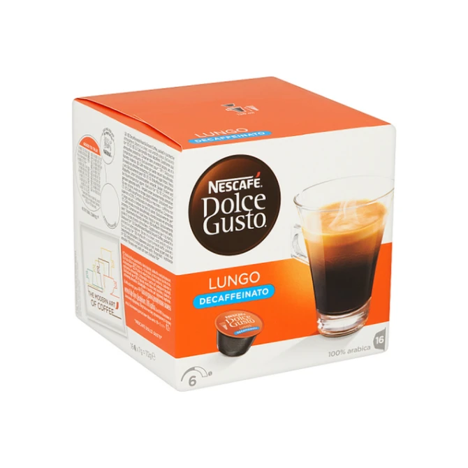 Dolce Gusto Koffiecups lungo decaf/pk16 Dolce Gusto Koffiecups lungo decaf/pk16