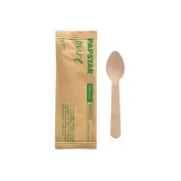 CONPAX Koffielepel hout pure 11cm pst (pak 50 stuks) CONPAX Koffielepel hout pure 11cm pst (pak 50 stuks)