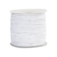 CREOTIME Koord elastisch 1mm wit (250 meter)