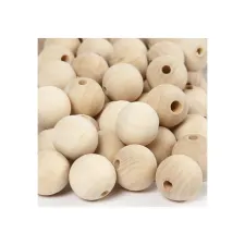 CREOTIME Houten Kralen 20mm (200 stuks)