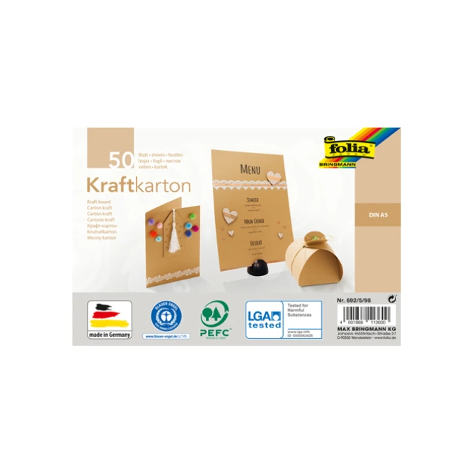 Kraftpapier Folia A5 230g (50 stuks)v