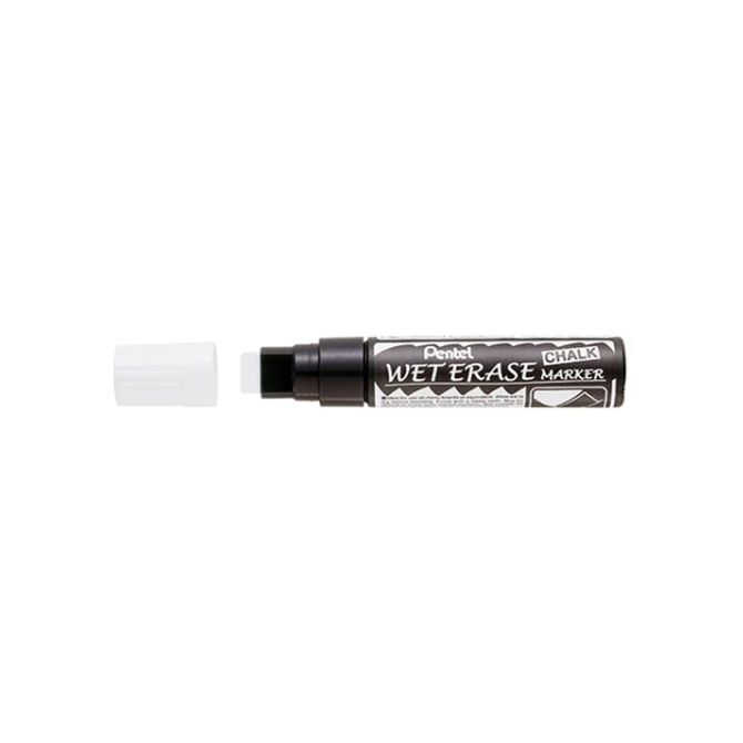 Krijtstift Pentel SMW56 wit (12 stuks)