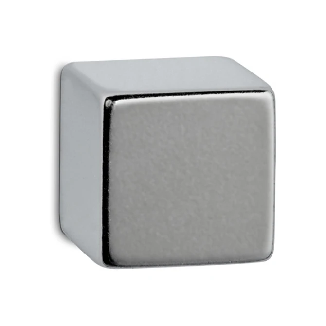Maul Kubusmagneet Maul 15x15mm zilver